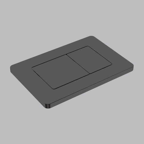 Graphite Grey Stainless Steel Flush Plate – Aquant India